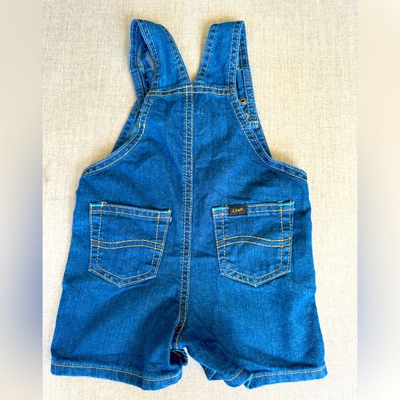 Lee, Overall, Blue, Denim, Shorts, Size 12 Months - Picture 2 of 3